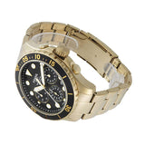 Fossil FB-03 Chronograph Black Dial Gold Steel Strap Watch for Men - FS5727 Authentic Buy Shop Now