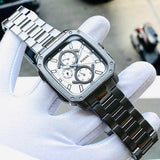 Fossil Inscription Multifunction Silver Dial Grey Steel Strap Watch for Men - BQ2657 Authentic Buy Shop Now