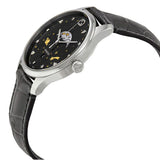 Gucci G-Timeless Moonphase Black Dial Black Leather Strap Watch For Men - YA126327 Authentic Buy Shop Now