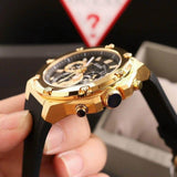 Guess Third Gear Multifunction Black Dial Black Rubber Strap Watch for Men - GW0334G2 Authentic Buy Shop Now