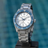 Seiko Prospex Diver 140th Anniversary Limited Edition White Dial Silver Steel Strap Watch For Men - SPB213J1 Authentic Buy Shop Now