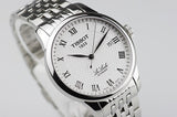 Tissot T Classic Le Locle Automatic White Dial Silver Steel Strap Watch For Men - T41.1.483.33 Authentic Buy Shop Now