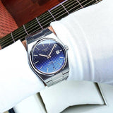 Tissot Powermatic 80 Automatic Gradient Blue Dial Silver Steel Strap Watch for Men - T137.407.11.051.01 Authentic Buy Shop Now
