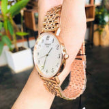 Tissot T Classic Everytime White Dial Rose Gold Mesh Bracelet Watch for Men - T109.610.33.032.00 Authentic Buy Shop Now