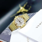 Versace Greca Silver Dial Gold Steel Strap Watch for Men - VEVI00520 Authentic Buy Shop Now