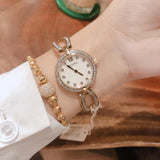 Bulova Crystal Collection Mother of Pearl Dial Gold Steel Strap Watch for Women - 98L225 Authentic Buy Shop Now