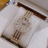 Bulova Crystal Collection Silver Crystals Dial Two Tone Steel Strap Watch for Women - 98L235 Authentic Buy Shop Now