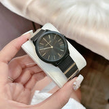 Calvin Klein Minimal Black Dial Black Steel Strap Watch For Men - K3M524Z1 Authentic Buy Shop Now