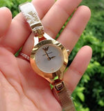 Emporio Armani Chiara Silver Dial Gold Steel Strap Watch for Women - AR7363 Authentic Buy Shop Now