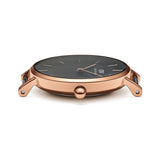 Daniel Wellington Classic Petite Reading Black Dial Black Leather Strap Watch For Women - DW00100167 Authentic Buy Shop Now