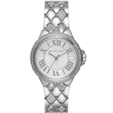 Michael Kors Camille Pave Crystals Silver Dial Silver Steel Strap Watch for Women - MK4804 Authentic Buy Shop Now