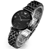 Emporio Armani Ceramica Black Dial Black Ceramic Strap Watch For Women - AR1487 Authentic Buy Shop Now