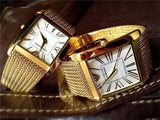 Emporio Armani Super Slim Quartz White DIal Gold Mesh Bracelet Watch For Women - AR2017 Authentic Buy Shop Now