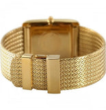Emporio Armani Super Slim Quartz White DIal Gold Mesh Bracelet Watch For Women - AR2017 Authentic Buy Shop Now