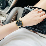 Gucci G-Timeless Black Dial Black Leather Strap Watch For Women - YA1264055 Authentic Buy Shop Now