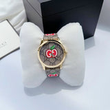 Gucci G Timeless Quartz Brown Dial Brown Leather Strap Watch For Men - YA1264158 Authentic Buy Shop Now
