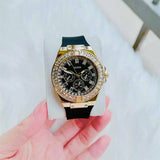 Guess Venus Diamonds Black Dial Black Rubber Strap Watch for Women - GW0118L1 Authentic Buy Shop Now