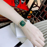 Guess Quartz Green Dial Gold Mesh Strap Watch For Women - GW0354L5 Authentic Buy Shop Now