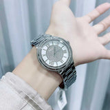 Guess Madison Diamonds Silver Dial Silver Steel Strap Watch for Women - W0637L1 Authentic Buy Shop Now