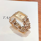 Guess MOD Heavy Metal Diamonds Gold Dial Gold Steel Strap Watch for Women - W0072L1 Authentic Buy Shop Now