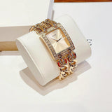 Guess MOD Heavy Metal Diamonds Gold Dial Gold Steel Strap Watch for Women - W0072L1 Authentic Buy Shop Now