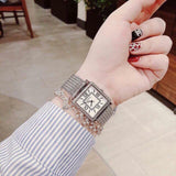 Guess Highline White Dial Silver Mesh Bracelet Watch For Women - W0826L1 Authentic Buy Shop Now