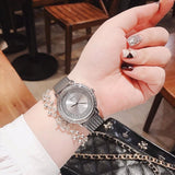 Guess Quartz Silver Dial Willow Stainless Steel Mesh Bracelet Watch For Women - W0836L2 Authentic Buy Shop Now