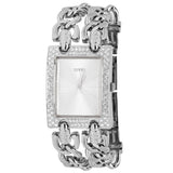 Guess Mod Heavy Metal Diamonds Silver Dial Silver Steel Strap Watch for Women - W95088L1 Authentic Buy Shop Now