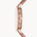 Michael Kors Addyson Quartz Rose Gold Dial Pink Leather Strap Watch for Women - MK2953 Authentic Buy Shop Now