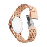 Michael Kors Harlowe Rose Gold Dial Rose Gold Steel Strap Watch For Women - MK4710 Authentic Buy Shop Now