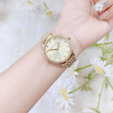 Michael Kors Melissa Quartz Gold Dial Gold Steel Strap Watch for Women - MK4368 Authentic Buy Shop Now