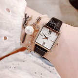 Michael Kors Lake Quartz White Dial Black Leather Strap Watch For Women - MK2762 Authentic Buy Shop Now
