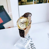 Michael Kors Jaycie Three Hand Gold Dial Brown Leather Strap Watch for Women - MK2862 Authentic Buy Shop Now