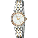 Michael Kors Darci White Dial Two Tone Steel Strap Watch for Women - MK3323 Authentic Buy Shop Now