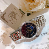 Michael Kors Lauryn Blue Dial Silver Steel Strap Watch for Women - MK3720 Authentic Buy Shop Now