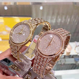 Michael Kors Lauryn Crystals Gold Dial Gold Steel Strap Watch For Women - MK3930 Authentic Buy Shop Now