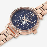 Michael Kors Sofie Analog Quartz Blue Dial Rose Gold Steel Strap Watch For Women - MK3971 Authentic Buy Shop Now