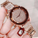 Michael Kors Kinley Rose Gold Dial Rose Gold Steel Strap Watch for Women - MK6210 Authentic Buy Shop Now
