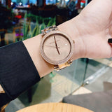 Michael Kors Parker Rose Gold Dial with Diamonds Rose Gold Steel Strap Watch for Women - MK6426 Authentic Buy Shop Now