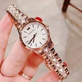 Michael Kors Runway Mother of Pearl Dial Rose Gold Steel Strap Watch For Women - MK6856 Authentic Buy Shop Now