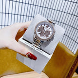 Michael Kors Bryn Pavé White Dial Two Tone Steel Strap Watch For Women - MK7201 Authentic Buy Shop Now