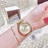 Michael Kors Nia Quartz Gold Dial Gold Steel Strap Watch For Women - MK3989 Authentic Buy Shop Now