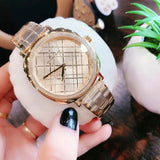 Michael Kors Nia Quartz Gold Dial Gold Steel Strap Watch For Women - MK3989 Authentic Buy Shop Now