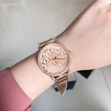 Michael Kors Portia Quartz Silver Dial Rose Gold Steel Strap Watch For Women - MK3887 Authentic Buy Shop Now