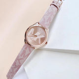 Michael Kors Jaycie Quartz Rose Gold Dial Pink Leather Strap Watch for Women - MK2879 Authentic Buy Shop Now