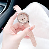 Michael Kors Corey Analog Rose Gold Dial Pink Leather Strap Watch For Women - MK2987 Authentic Buy Shop Now