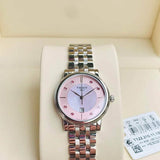 Tissot Carson Premium Lady Mother of Pearl Pink Dial Silver Steel Strap Watch For Women - T122.210.11.159.00 Authentic Buy Shop Now