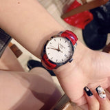 Tissot Couturier White Dial Red Leather Watch For Women - T035.210.16.011.01 Authentic Buy Shop Now