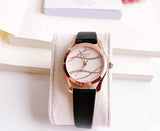 Tissot T Wave Diamond Mother of Pearl Dial Black Leather Strap Watch For Women - T112.210.36.111.00 Authentic Buy Shop Now