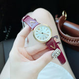 Versace V-Twist Silver Dial Red Leather Strap Watch for for Women - VELS00519 Authentic Buy Shop Now